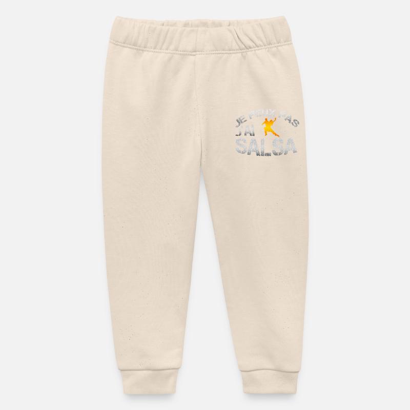 Salsa - Pantalon de jogging bébé bio Stanley/Stella - écru doux