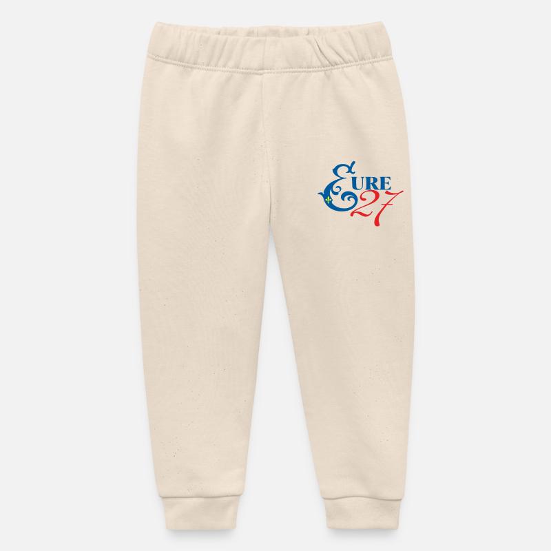 Eure - Pantalon de jogging bébé bio Stanley/Stella - écru doux
