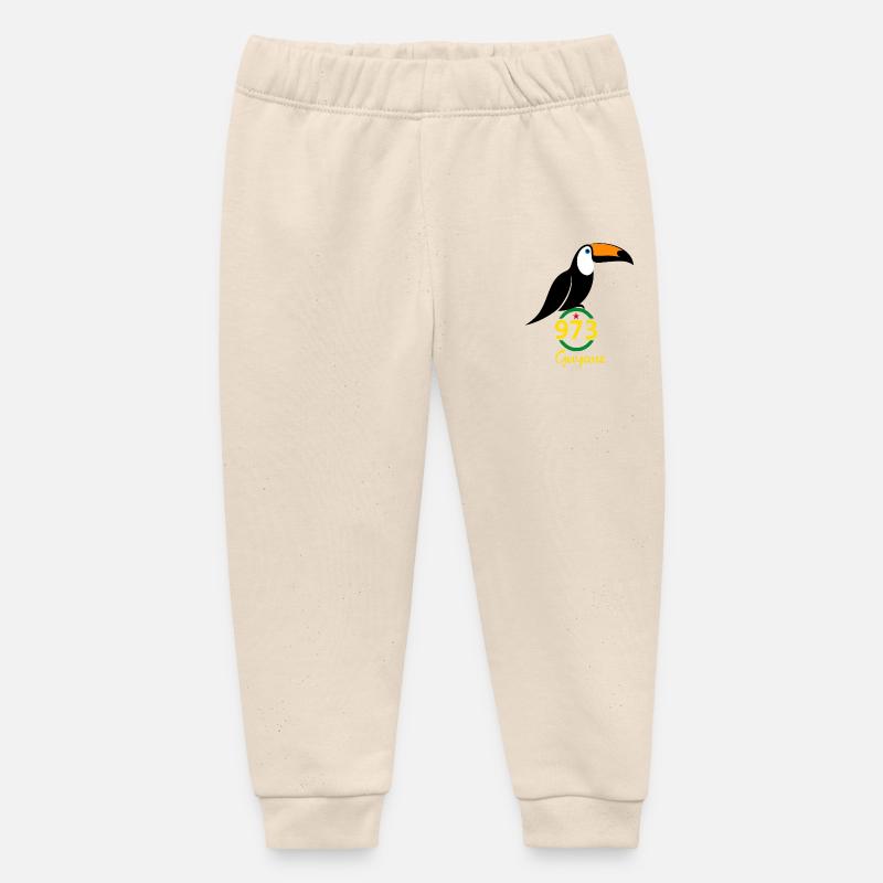 Guyane - Pantalon de jogging bébé bio Stanley/Stella - écru doux