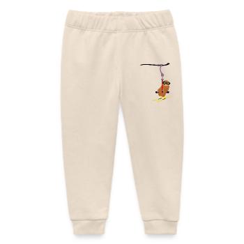 WINTERSPORT SKIFAHREN FAULTIERE | LIFT - Baby Organic Jogginghose Baby Tumbler von Stanley/Stella - Natur - Vorne