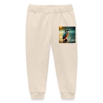 Eisvogel - Baby Organic Jogginghose Baby Tumbler von Stanley/Stella - Natur - Vorne