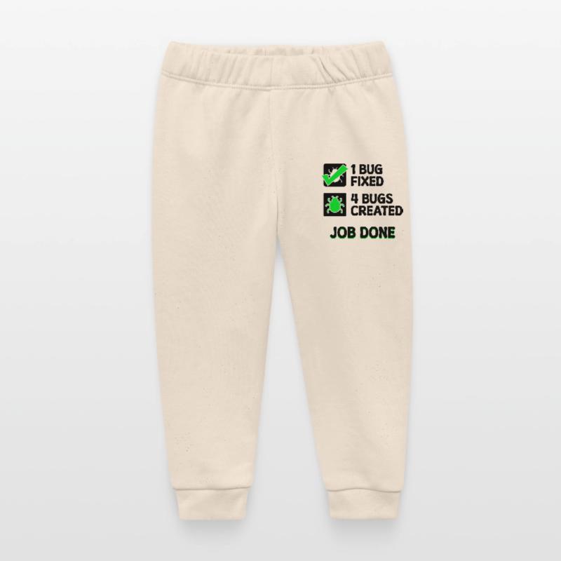 Programmierer Developer Bugfixing Bugs Skripting Baby Organic Jogginghose Baby Tumbler von Stanley/Stella