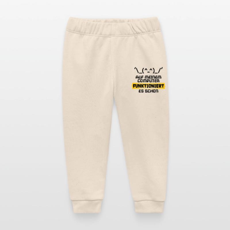 Developer Statement Code Scripting Programmer Baby Organic Sweatpants by Stanley/Stella