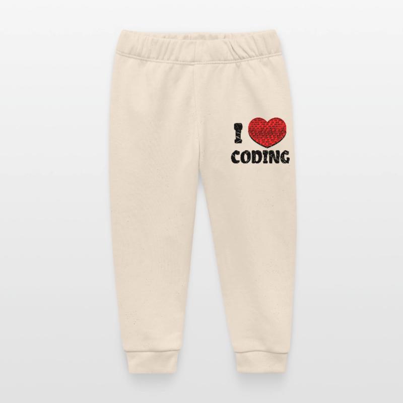 Code Developer Skripting Debug Herz Statement Baby Organic Jogginghose Baby Tumbler von Stanley/Stella