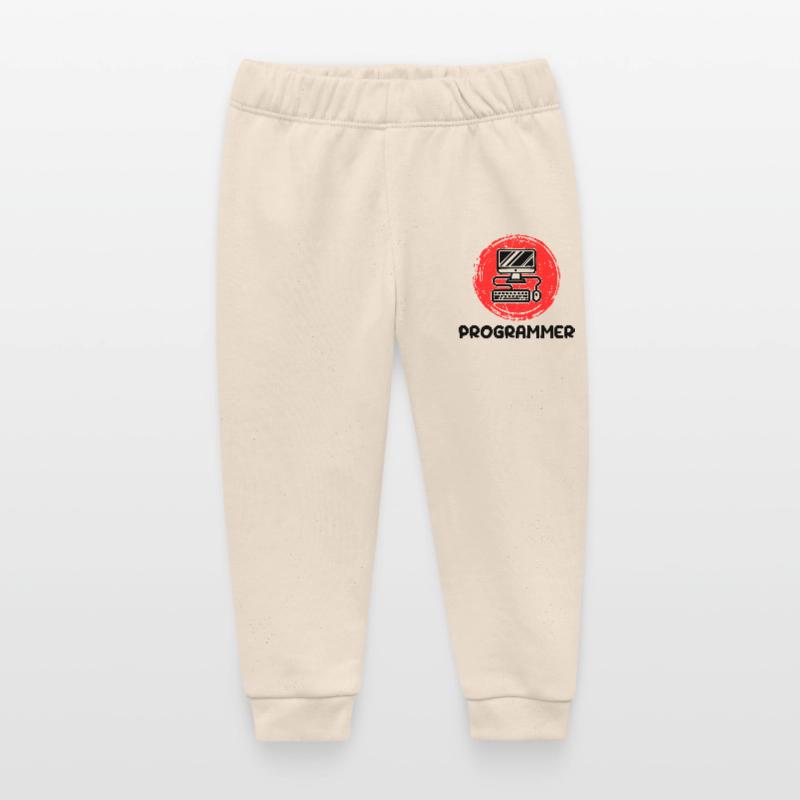 Computer Developer Programmer Code Scripting Baby Organic Sweatpants by Stanley/Stella