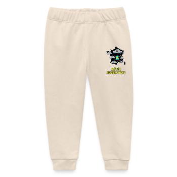Auvergne weather - Baby Organic Sweatpants by Stanley/Stella - soft Ecru - Front