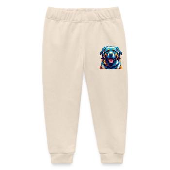Polnische Schäferhundrasse Karikatur Kawaii - Baby Organic Jogginghose Baby Tumbler von Stanley/Stella - Natur - Vorne