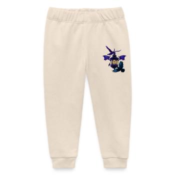 laterne, Kolkrabe, kreuze - Baby Organic Jogginghose Baby Tumbler von Stanley/Stella - Natur - Vorne