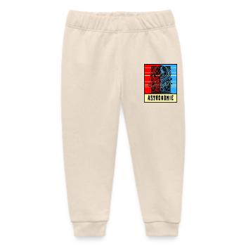 Astronomie Retro Style - Baby Organic Jogginghose Baby Tumbler von Stanley/Stella - Natur - Vorne