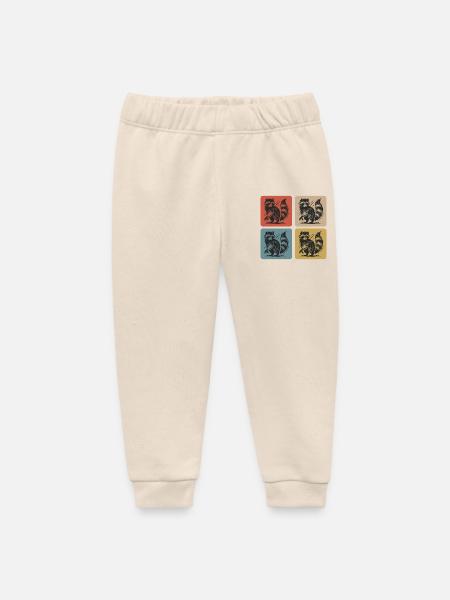 Stylischer Waschbär Retro Design - Baby Organic Jogginghose Baby Tumbler von Stanley/Stella - Natur
