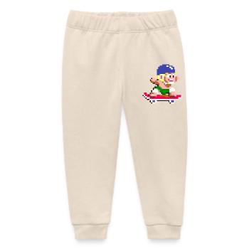 Wonder Boy - Baby Organic Sweatpants by Stanley/Stella - soft Ecru - Front
