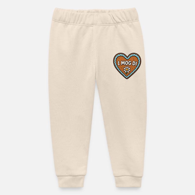 I MOG DI - Pantalon de jogging bébé bio Stanley/Stella - écru doux
