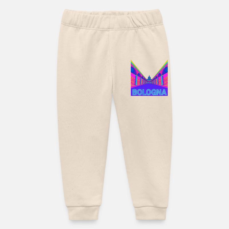 Portiques de Bologne - Pantalon de jogging bébé bio Stanley/Stella - écru doux