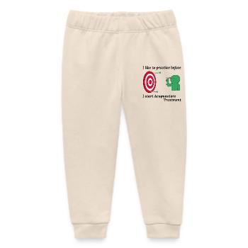 Licensed TCM Practitioner Expert Skilled - Baby Organic Sweatpants by Stanley/Stella - soft Ecru - Front