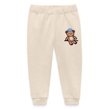 Puppe Teddybär Bären - Baby Organic Jogginghose Baby Tumbler von Stanley/Stella - Natur - Vorne