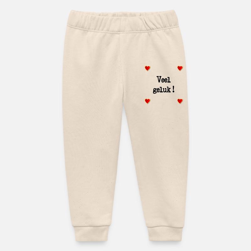 Adieu bonne chance - Pantalon de jogging bébé bio Stanley/Stella - écru doux