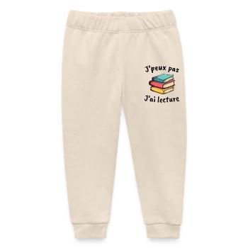 Bücher, Lesergeschenk-Idee, ich kann es nicht haben - Baby Organic Jogginghose Baby Tumbler von Stanley/Stella - Natur - Vorne