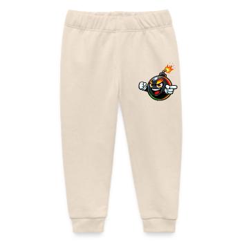 Explosive, wütende Bombenshow - Baby Organic Jogginghose Baby Tumbler von Stanley/Stella - Natur - Vorne