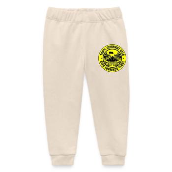 Schwarz Gelb Fans - Baby Organic Jogginghose Baby Tumbler von Stanley/Stella - Natur - Vorne