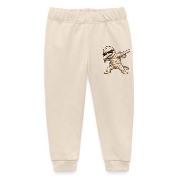 Dabbing Mumie - Baby Organic Jogginghose Baby Tumbler von Stanley/Stella - Natur - Vorne
