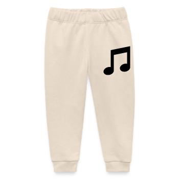 Music tee - Baby Organic Sweatpants by Stanley/Stella - soft Ecru - Front