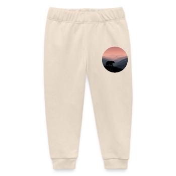 Wilder Braunbär - Baby Organic Jogginghose Baby Tumbler von Stanley/Stella - Natur - Vorne