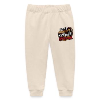 Heute erfahren die Nachbarn den Spielstand - Baby Organic Jogginghose Baby Tumbler von Stanley/Stella - Natur - Vorne