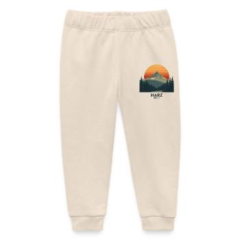 Resin Vintage Sunset | National Park Style - Baby Organic Sweatpants by Stanley/Stella - soft Ecru - Front
