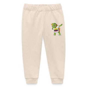 Ecuador Dabbing Schildkröte - Baby Organic Jogginghose Baby Tumbler von Stanley/Stella - Natur - Vorne