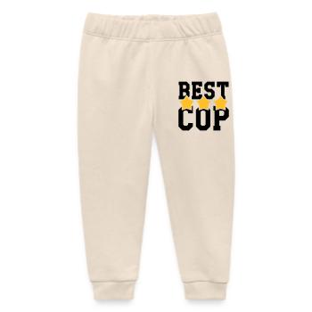 Polizist / Justiz / Polizei / Gewehr - Baby Organic Jogginghose Baby Tumbler von Stanley/Stella - Natur - Vorne