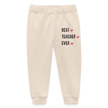 Lehrer - Baby Organic Jogginghose Baby Tumbler von Stanley/Stella - Natur - Vorne