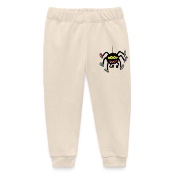 Spinne in bunten Schuhen - Baby Organic Jogginghose Baby Tumbler von Stanley/Stella - Natur - Vorne