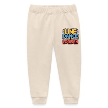 Line Dance Logical - Baby Organic Sweatpants by Stanley/Stella - soft Ecru - Front