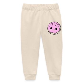 donut cute - Baby Organic Sweatpants by Stanley/Stella - soft Ecru - Front