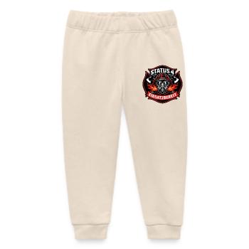 Status 4 Einsatzbereit Logo - Baby Organic Jogginghose Baby Tumbler von Stanley/Stella - Natur - Vorne