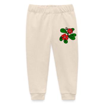  Blüten Fantasie - Baby Organic Jogginghose Baby Tumbler von Stanley/Stella - Natur - Vorne