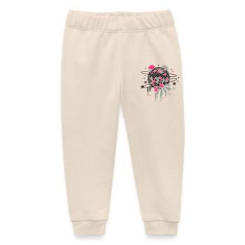 Disco Ball - Baby Organic Sweatpants by Stanley/Stella - soft Ecru - Front