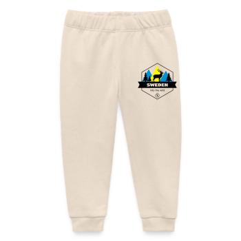 Schweden in die Wildnis - Baby Organic Jogginghose Baby Tumbler von Stanley/Stella - Natur - Vorne