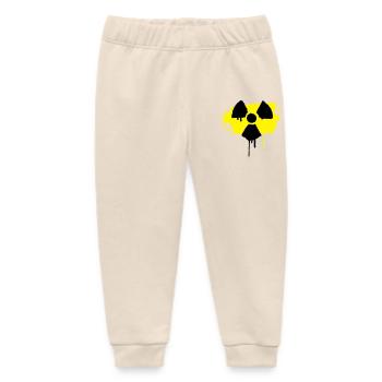 Un signe de radio actif comme un graffiti - Pantalon de jogging bébé bio Stanley/Stella - écru doux - Devant