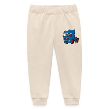Blaue Zugmaschine - Baby Organic Jogginghose Baby Tumbler von Stanley/Stella - Natur - Vorne