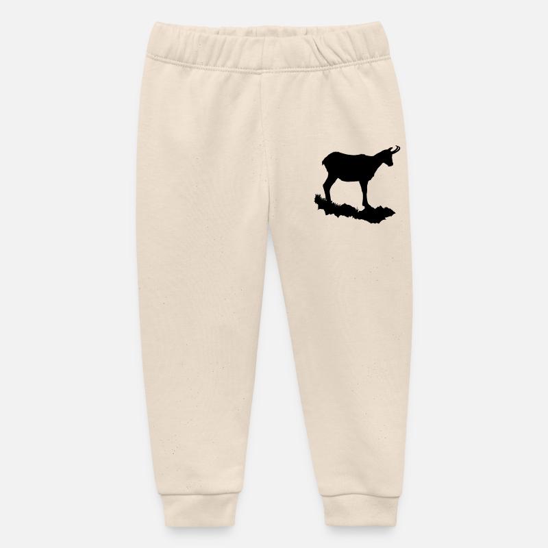 Chamois - Pantalon de jogging bébé bio Stanley/Stella - écru doux