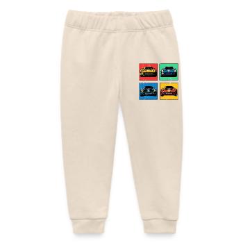 Retro Autos - Baby Organic Jogginghose Baby Tumbler von Stanley/Stella - Natur - Vorne