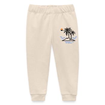 Île Palm - Pantalon de jogging bébé bio Stanley/Stella - écru doux - Devant