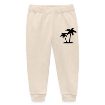 Palmen - Baby Organic Jogginghose Baby Tumbler von Stanley/Stella - Natur - Vorne