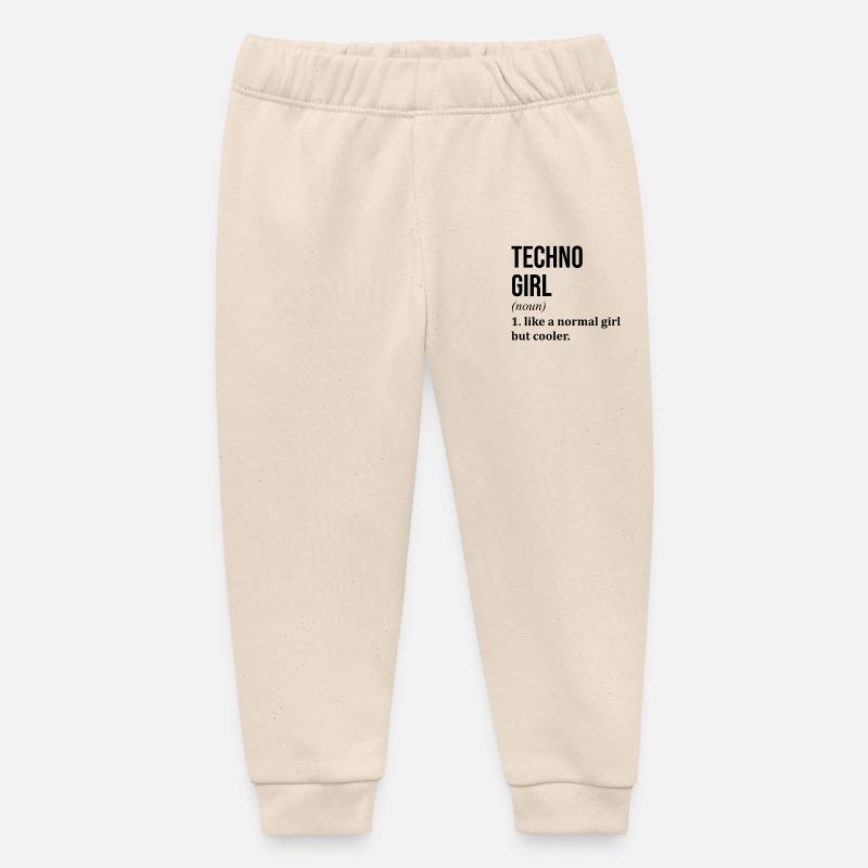 techno - Pantalon de jogging bébé bio Stanley/Stella - écru doux