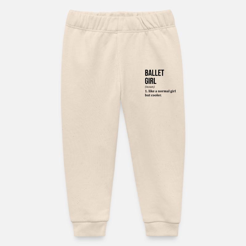 ballet - Pantalon de jogging bébé bio Stanley/Stella - écru doux