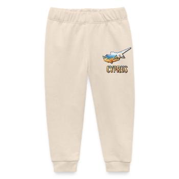 Aquarell Landkarte Zypern - Baby Organic Jogginghose Baby Tumbler von Stanley/Stella - Natur - Vorne