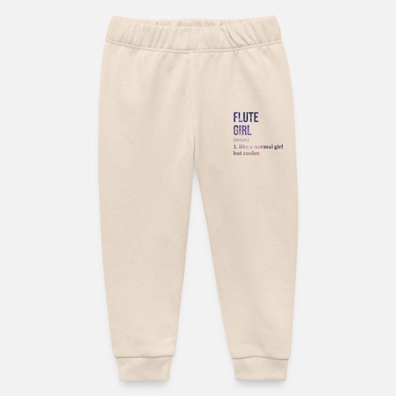 flûte - Pantalon de jogging bébé bio Stanley/Stella - écru doux