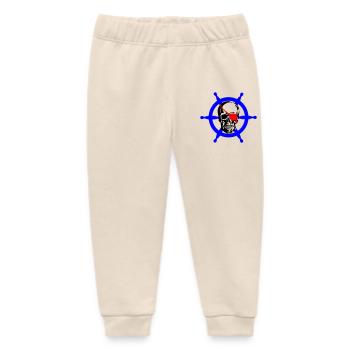 Pirate - Baby Organic Sweatpants by Stanley/Stella - soft Ecru - Front