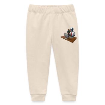 CYBORG PIRATE – Geek & Science-Fiction - Baby Organic Jogginghose Baby Tumbler von Stanley/Stella - Natur - Vorne